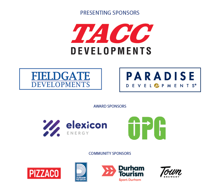 TACC Developments, Paradise Developments, Fieldgate Developments, Elexicon, OPG, Pizzaco, Durham Tourism, Town brewery