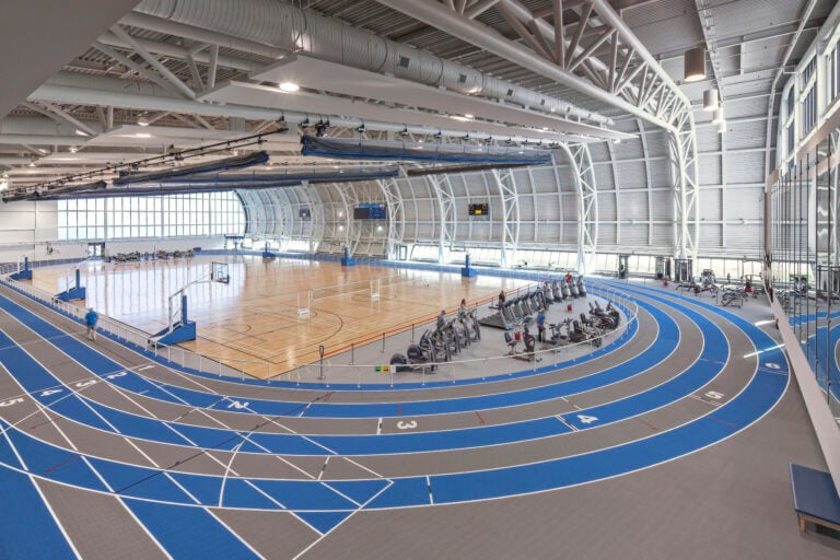 The Jim Flaherty Field House.