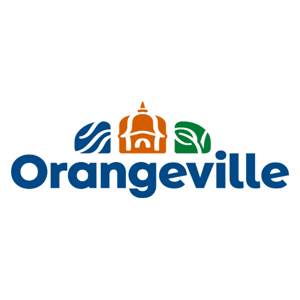 Logo for the town of Orangeville.
